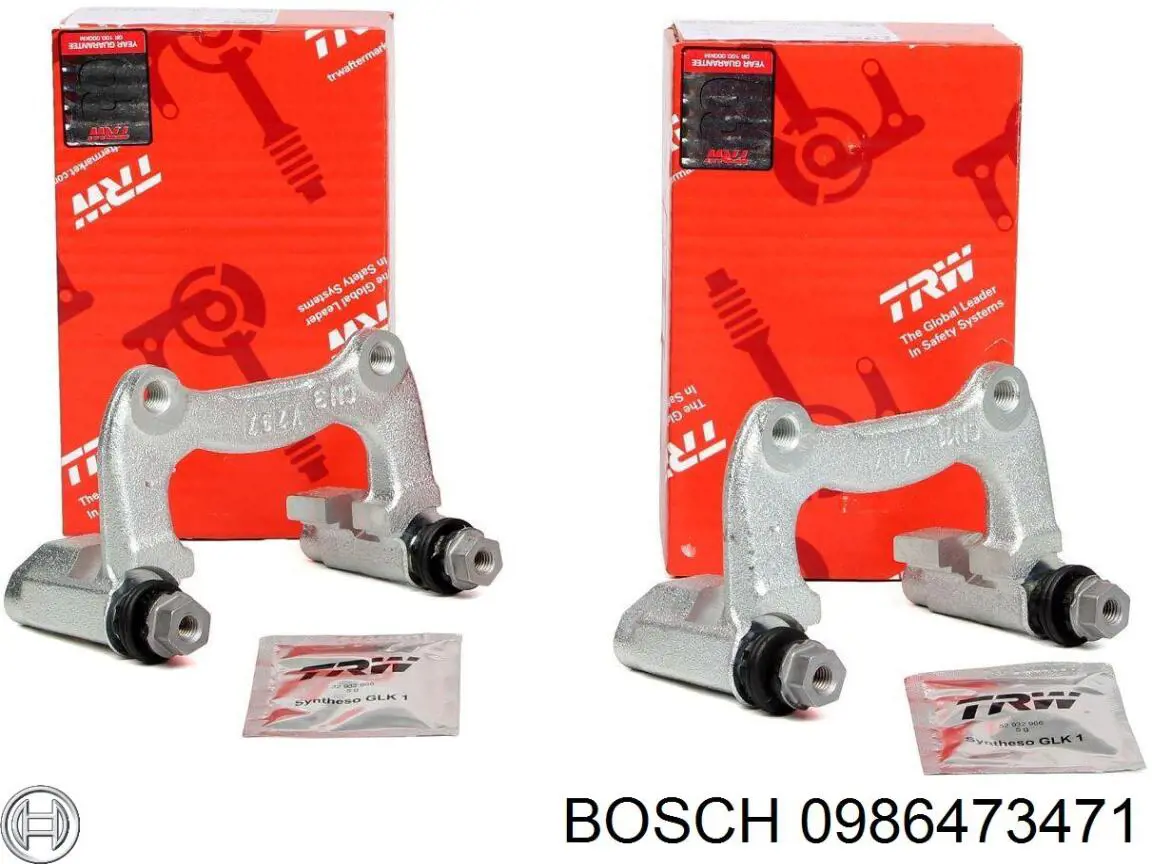 Задний левый суппорт Bosch 0986473471 цена, от 51.75 USD