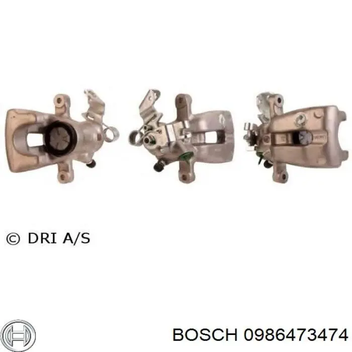 Задний левый суппорт Bosch 0986473474 цена, от 70.28 USD