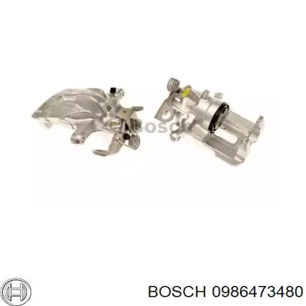 0986473480 Bosch суппорт тормозной задний левый