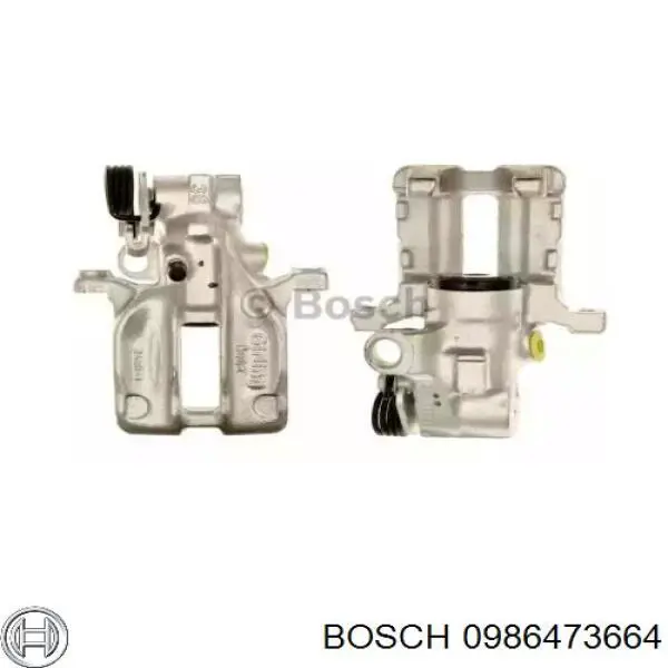 Суппорт тормозной задний левый 0986473664 Bosch