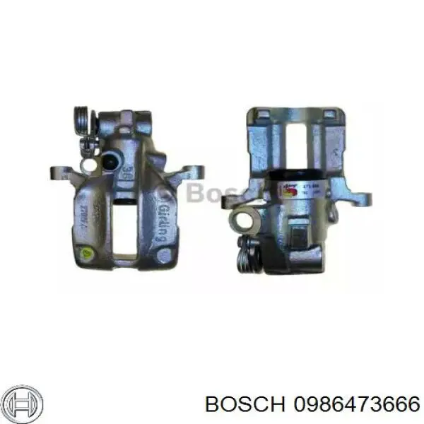 Суппорт тормозной задний левый 0986473666 Bosch