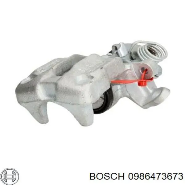 Купить 0986473673 Bosch Суппорт задний левый