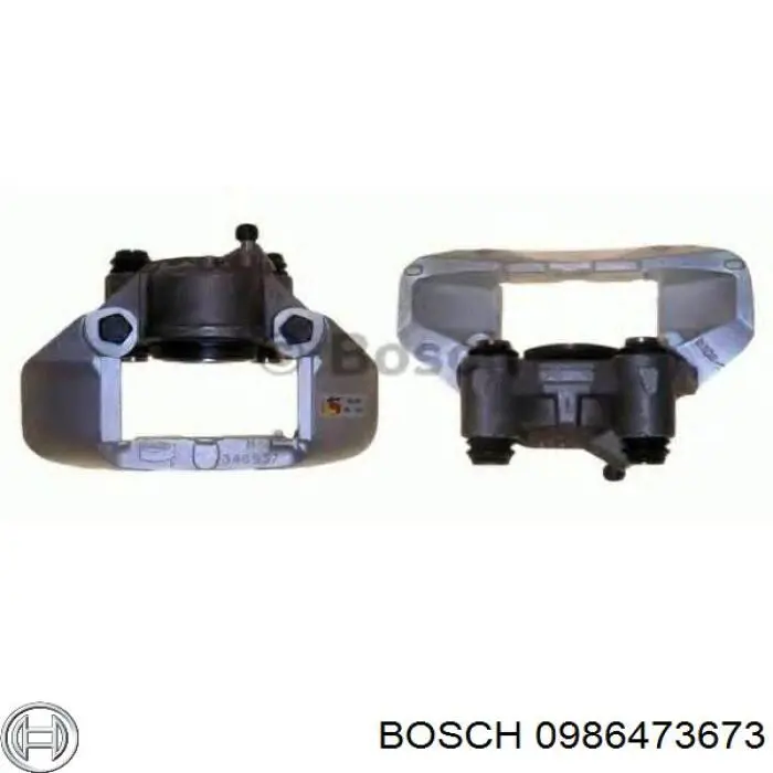 0986473673 Bosch Тормозной суппорт задний левый