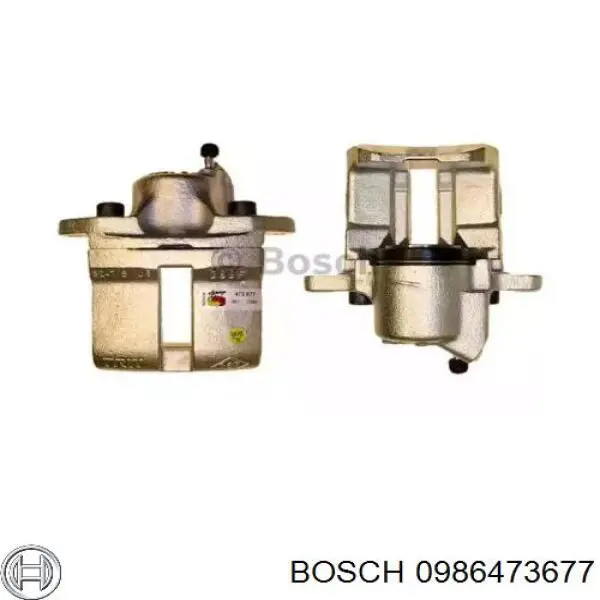 0 986 473 677 Bosch суппорт тормозной передний левый