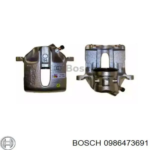 Суппорт тормозной передний левый 0986473691 Bosch