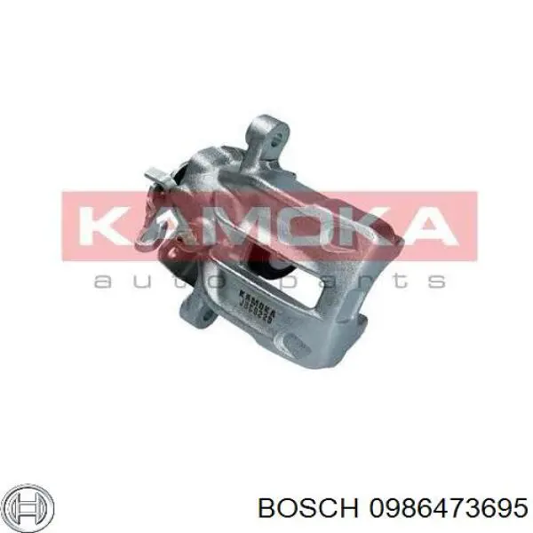 Суппорт тормозной левый задний Bosch 0986473695