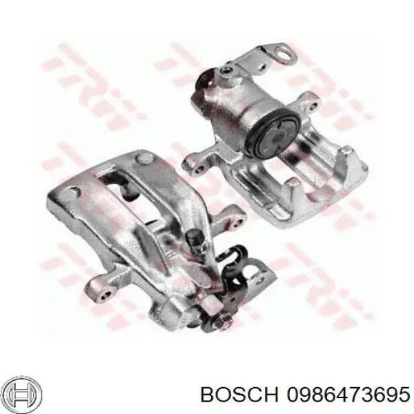 Суппорт тормозной задний левый 0986473695 Bosch