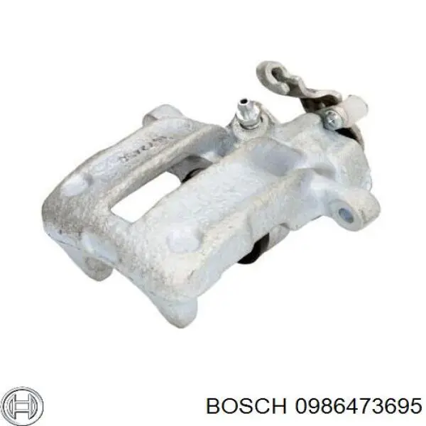 Задний левый суппорт Bosch 0986473695 цена, от 53.44 USD