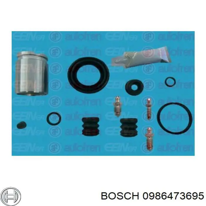 Суппорт задний левый 0986473695 Bosch