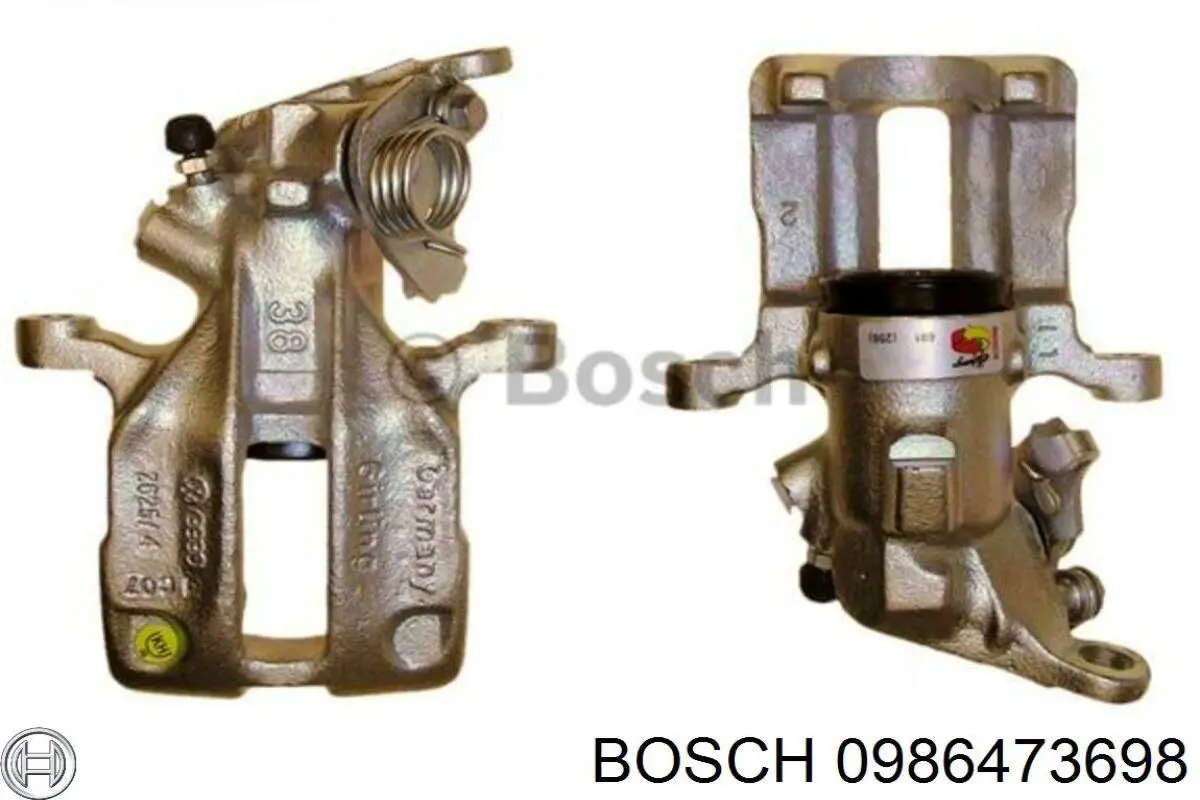 0 986 473 698 Bosch суппорт тормозной задний правый