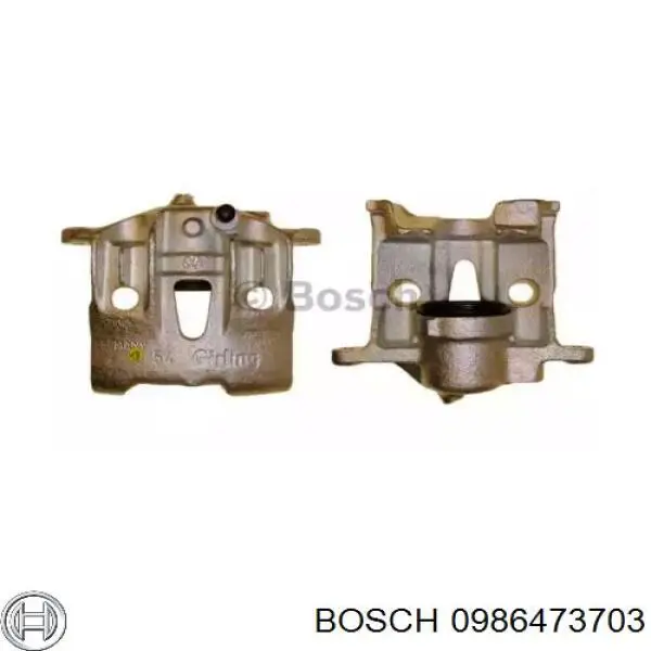 Суппорт тормозной передний левый 0986473703 Bosch