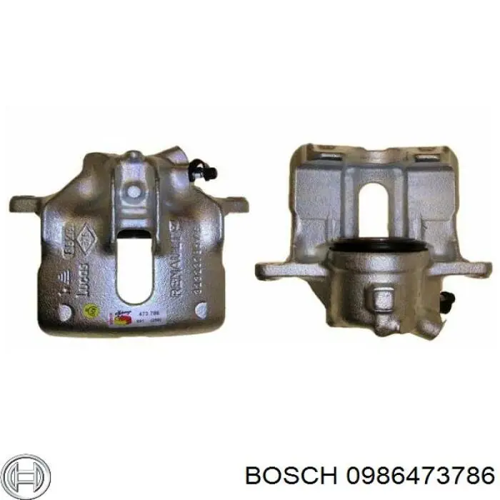 Суппорт тормозной передний левый 0986473786 Bosch