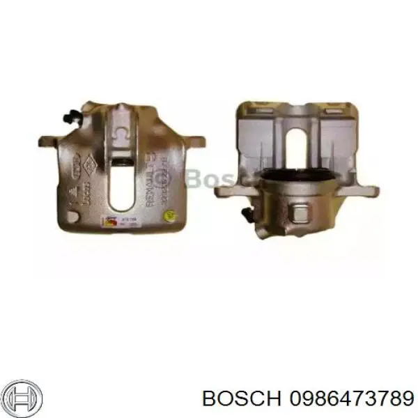 Суппорт тормозной передний правый 0986473789 Bosch