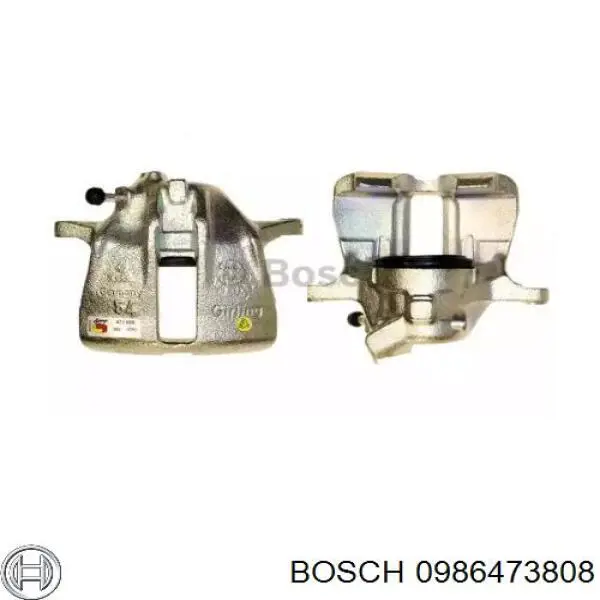 Суппорт тормозной передний левый 0986473808 Bosch