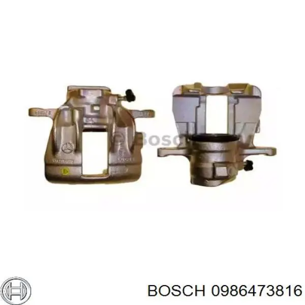 0986473816 Bosch суппорт тормозной передний левый