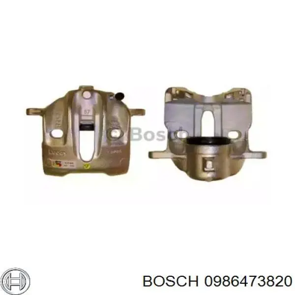 Суппорт тормозной передний левый 0986473820 Bosch