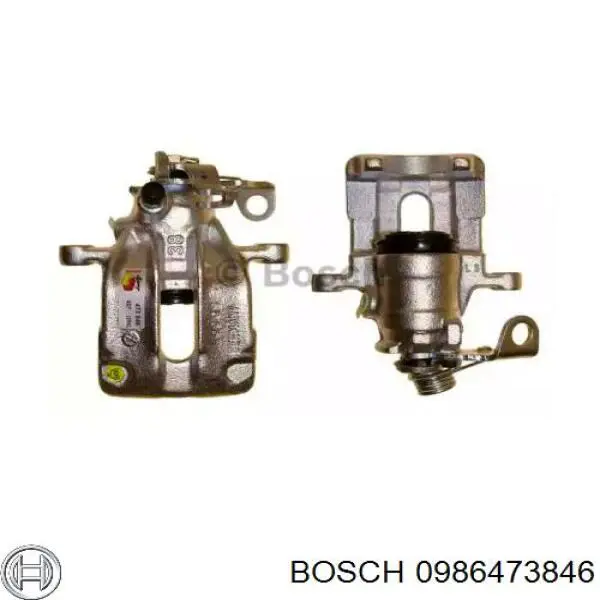 0 986 473 846 Bosch суппорт тормозной задний левый