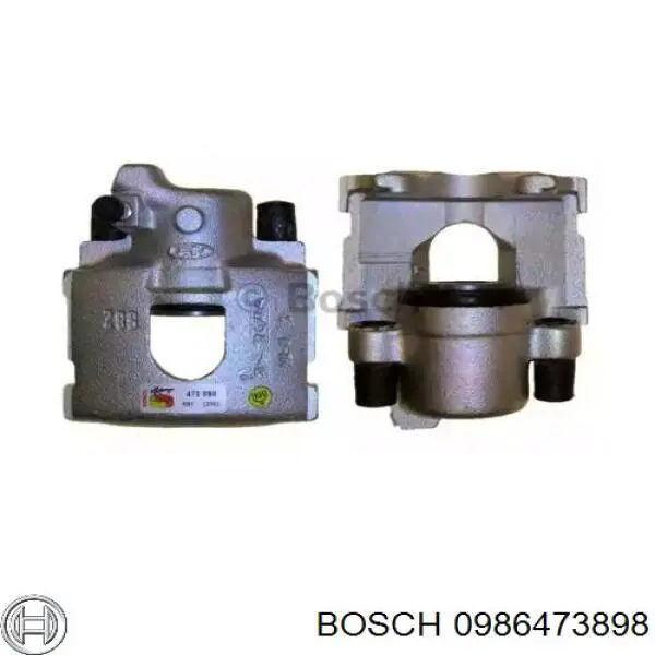 0986473898 Bosch суппорт тормозной передний правый