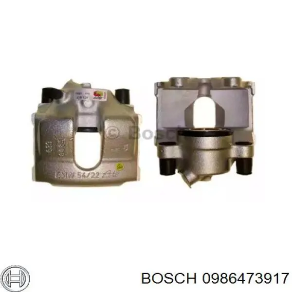 0986473917 Bosch суппорт тормозной передний левый