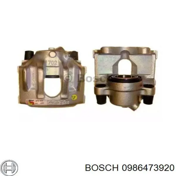 0986473920 Bosch суппорт тормозной передний правый