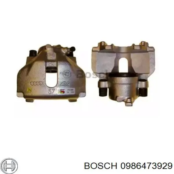 0 986 473 929 Bosch суппорт тормозной передний левый