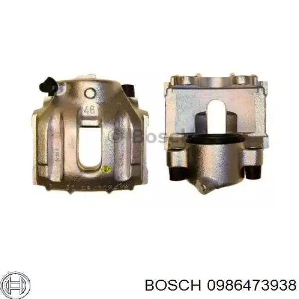 Суппорт тормозной передний правый 0986473938 Bosch