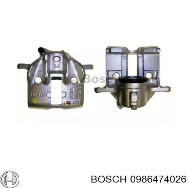 Суппорт тормозной передний правый 0986474026 Bosch