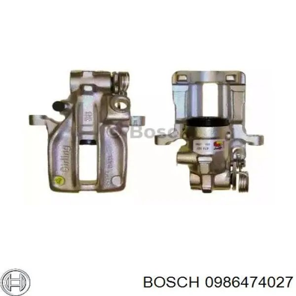 Суппорт тормозной задний правый 0986474027 Bosch