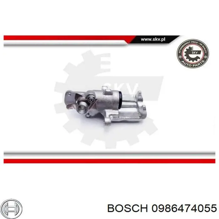 Суппорт задний правый 0986474055 Bosch