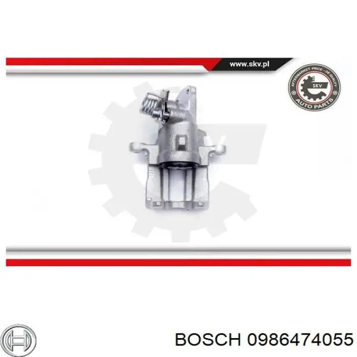 Задний правый суппорт Bosch 0986474055