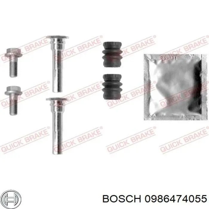 Купить 0986474055 Bosch Суппорт задний правый