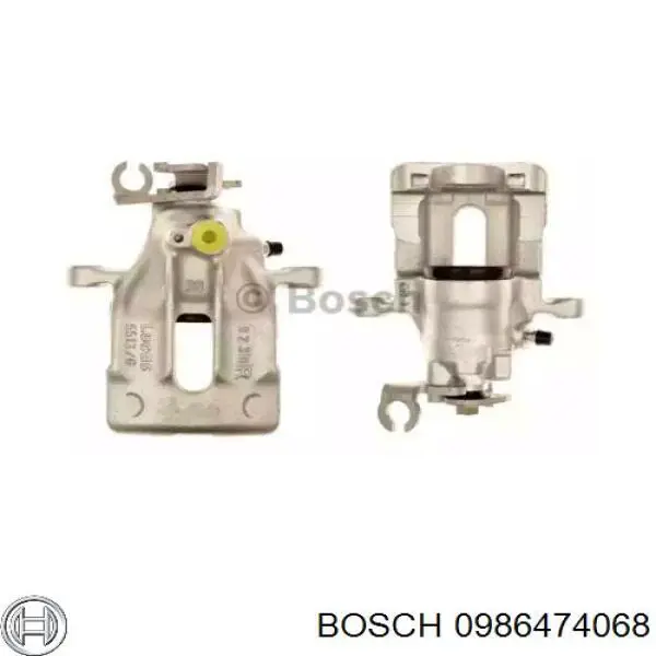 0 986 474 068 Bosch суппорт тормозной задний правый
