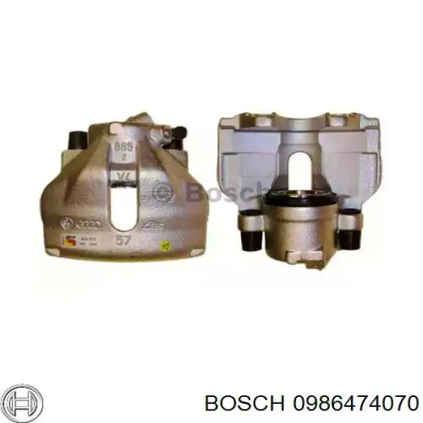 0 986 474 070 Bosch суппорт тормозной передний правый