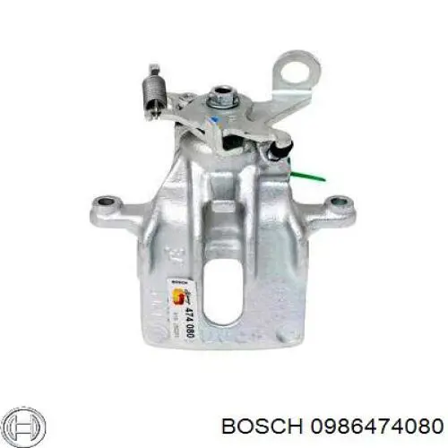 Pinza de freno trasero derecho 0986474080 Bosch