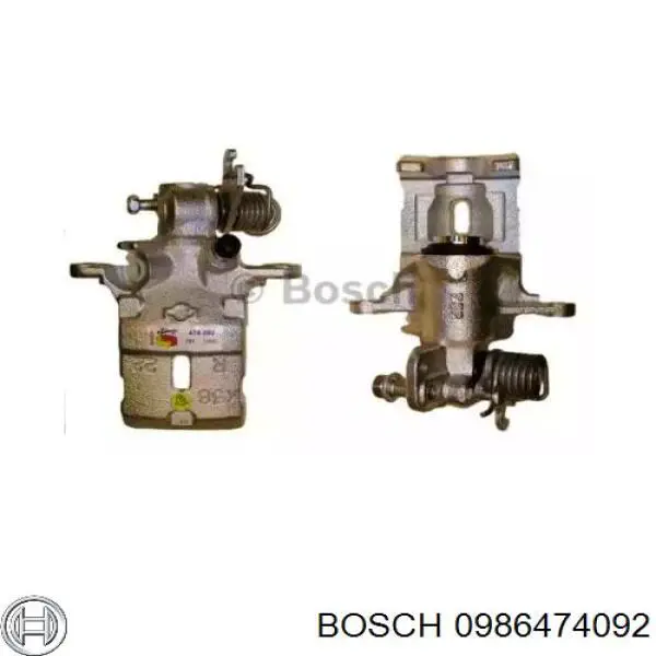 Суппорт тормозной задний правый 0986474092 Bosch