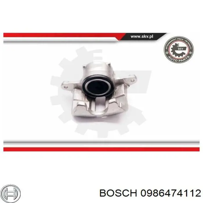 Купить 0986474112 Bosch Суппорт тормозной передний правый