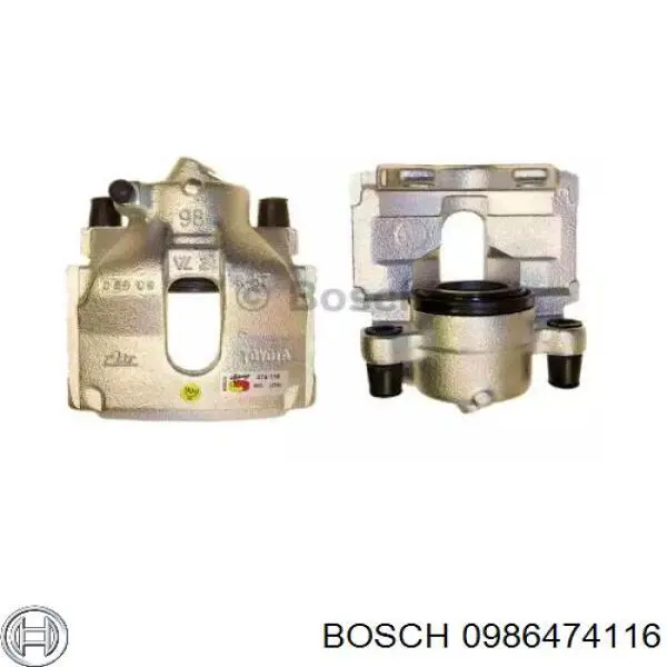 0 986 474 116 Bosch суппорт тормозной передний правый