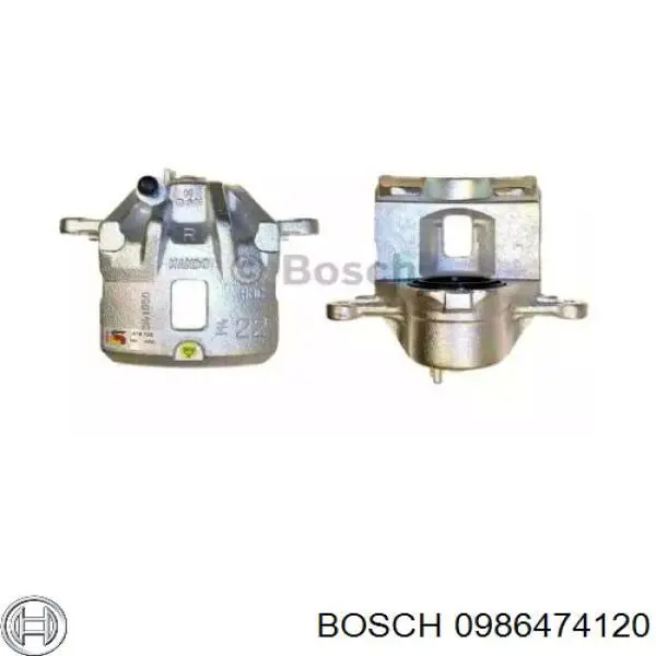 Суппорт тормозной передний правый 0986474120 Bosch