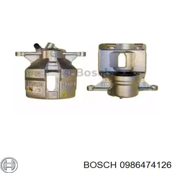 Суппорт тормозной передний правый 0986474126 Bosch