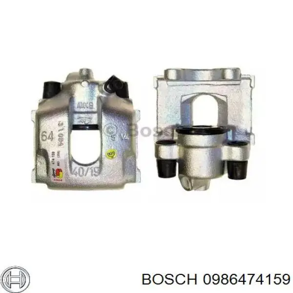 0986474159 Bosch суппорт тормозной задний правый