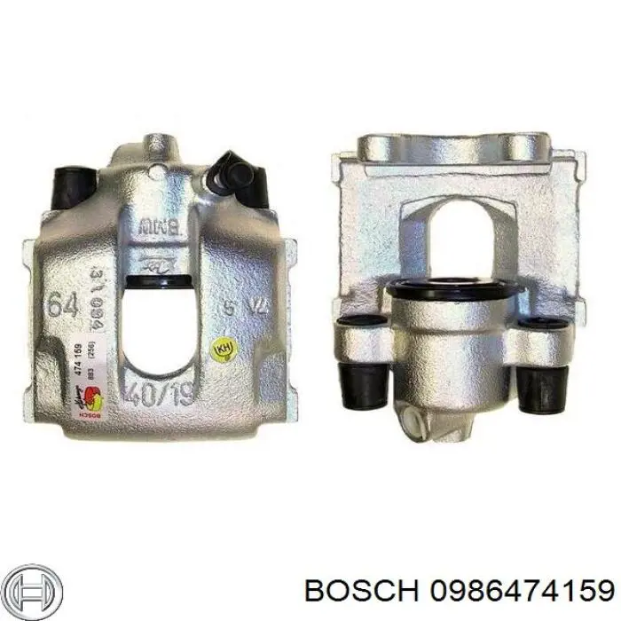 Pinza de freno trasero derecho 0986474159 Bosch