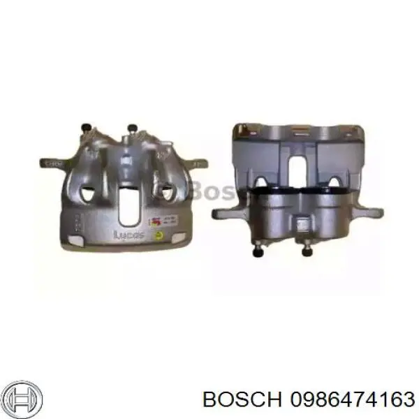 Суппорт тормозной передний правый 0986474163 Bosch