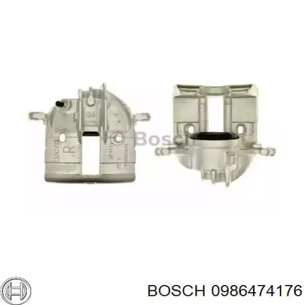 Суппорт тормозной передний правый 0986474176 Bosch