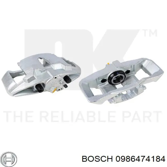 Купить 0986474184 Bosch Суппорт тормозной передний правый