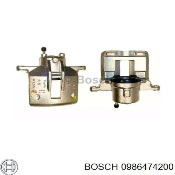Суппорт тормозной передний правый Bosch 0986474200