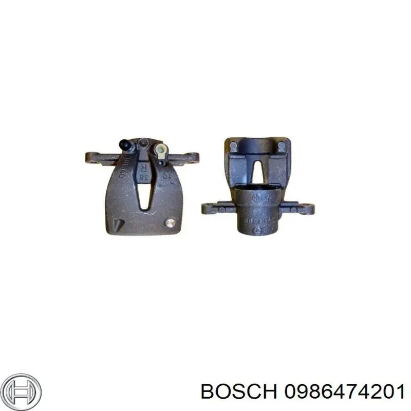 Купить 0986474201 Bosch Суппорт задний правый