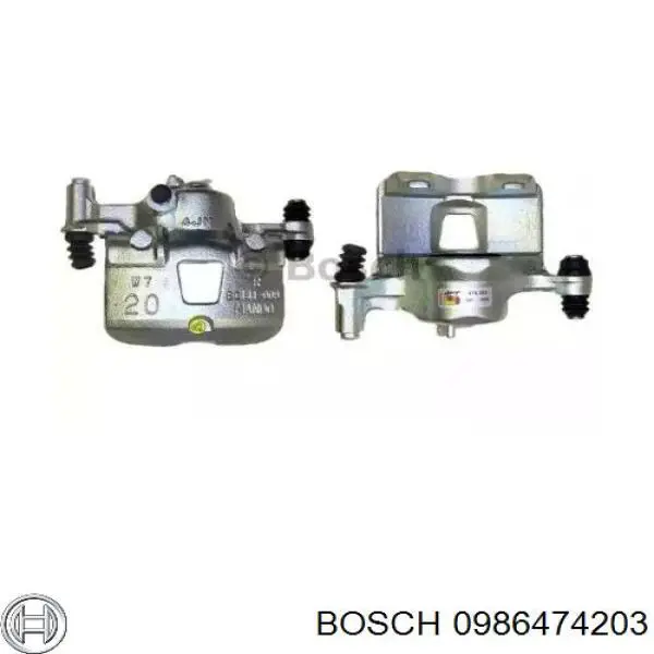 Суппорт тормозной передний правый 0986474203 Bosch