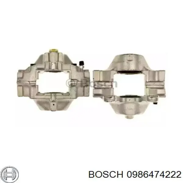 0986474222 Bosch суппорт тормозной задний правый
