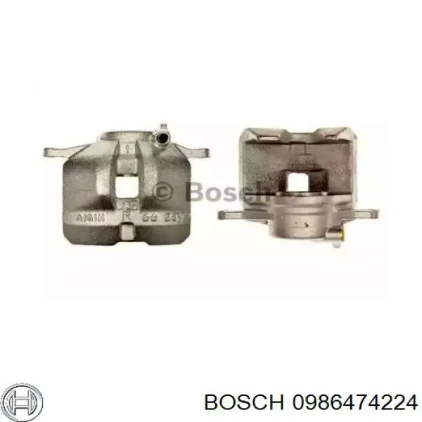 0986474224 Bosch Суппорт тормозной, передний, правый