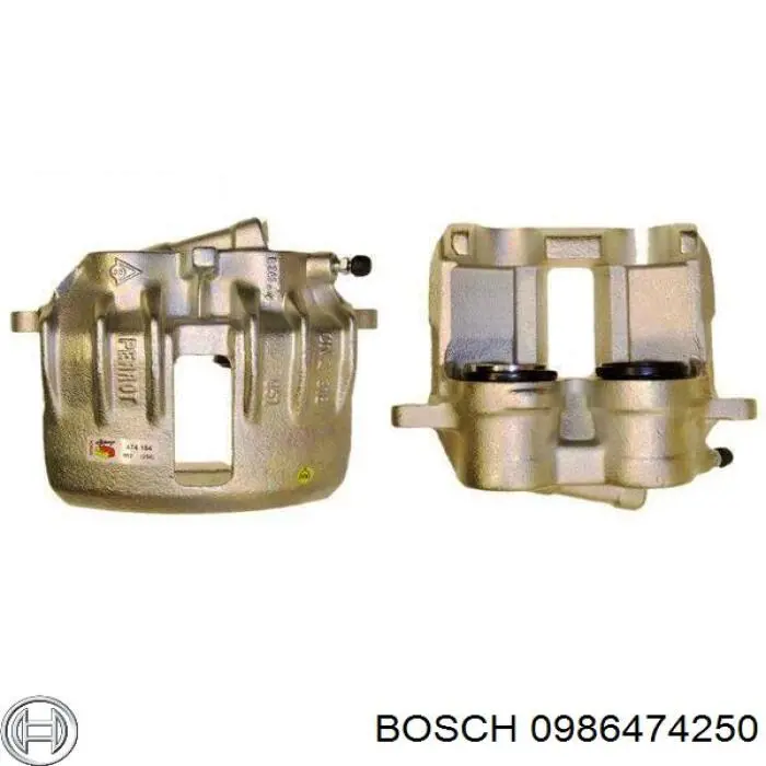 Суппорт тормозной передний правый Bosch 0986474250